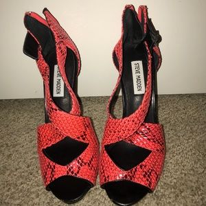 Steve Madden Snakeskin Heels